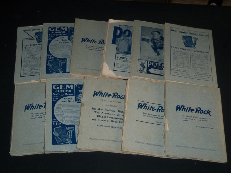 1909 NORTH AMERICAN REVIEW LOT OF 11 ISSUES - NICE STORIES/ARTICLES - WR 662