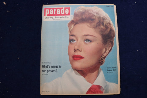 1952 JUNE 1 PARADE MAGAZINE - GLYNIS JOHNS COVER - E 22312