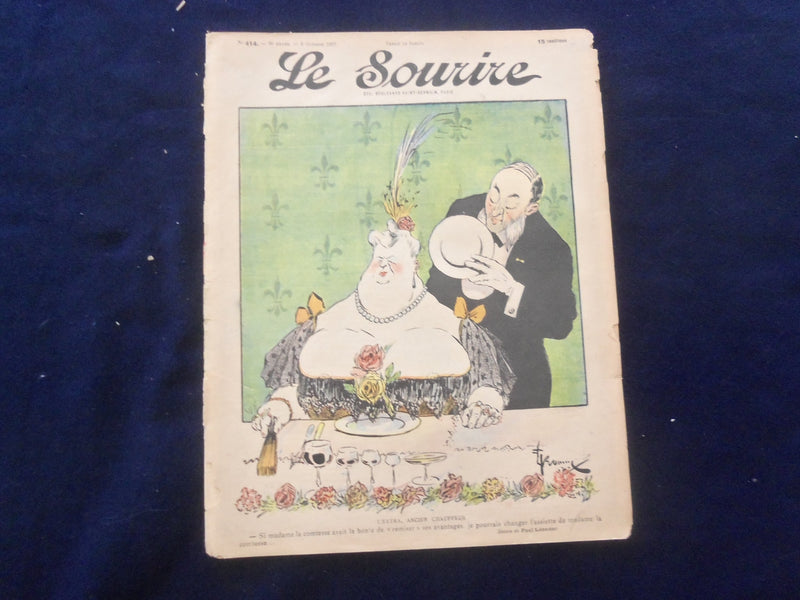1907 OCT 5 LE SOURIRE MAGAZINE - ILLUSTRATED COMEDY - FRENCH TEXT - SP 4867A