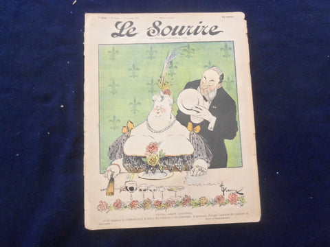 1907 OCT 5 LE SOURIRE MAGAZINE - ILLUSTRATED COMEDY - FRENCH TEXT - SP 4867A