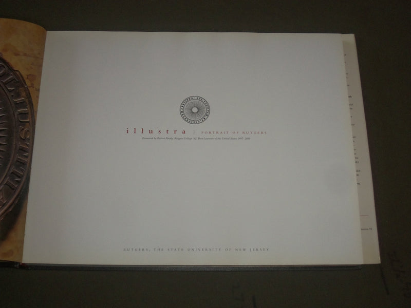 2001 ILLUSTRA - PORTRAIT OF RUTGERS HARDCOVER BOOK - NICE PRINTS - I 1507