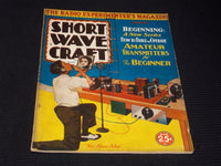 1933 SEPTEMBER SHORT WAVE CRAFT MAGAZINE NICE COVER - E 130