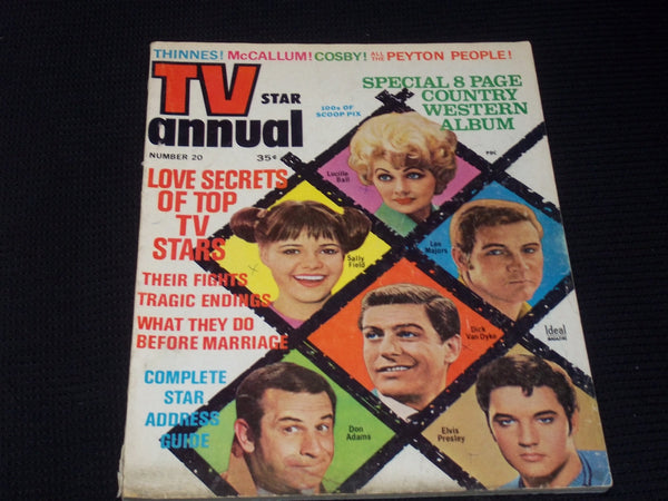 #20 TV STAR ANNUAL MAGAZINE - SALLY FIELD LUCILLE BALL FRONT COVER - E 3906
