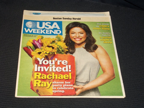 2010 MARCH 26 BOSTON SUNDAY HERALD USA MAGAZINE - RACHAEL RAY - E 4898