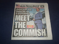 2021 DECEMBER 15 NEW YORK POST NEWSPAPER - KEECHANT SEWELL NEW NYPD COMMISSIONER