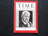 1934 JULY 16 TIME MAGAZINE - PAUL VON HINDENBURG - T 428