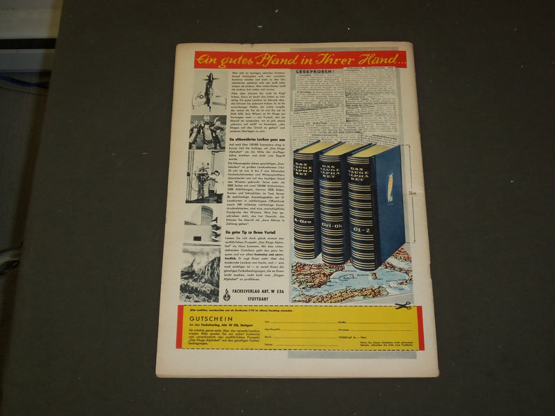 1957 SEP 3 FILM REVIEW (GERMAN) MAGAZINE - NICE PHOTOS, ARTICLES & ADS - B 3985