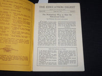 1946-1947 THE EDUCATION DIGEST MAGAZINE LOT OF 3 ISSUES - O 1134J