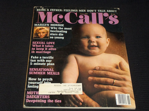 1982 JULY MCCALL'S MAGAZINE - BEING A FATHER FRONT COVER - E 601