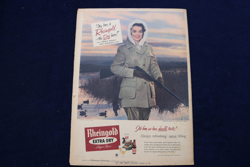 1957 NOVEMBER 24 NY MIRROR MAGAZINE - SHIRLEY JONES COVER - E 22608