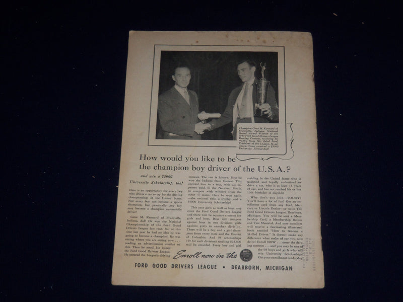 1941 APRIL OPEN ROAD FOR BOYS MAGAZINE - PIONEERS OF TODAY & YESTERDAY - SP 5419