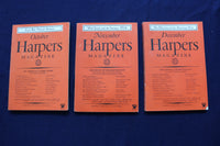 1934 HARPER'S MAGAZINE - LOT OF 12 - COMPLETE YEAR - O 3349