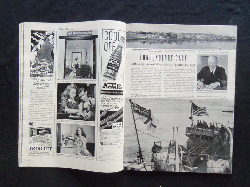 1942 SEPTEMBER 7 LIFE MAGAZINE - CARGO WAR GLIDER - L 303