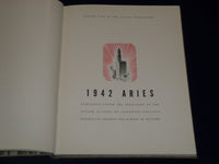 1942 ARIES FORDHAM COLLEGE YEARBOOK - BRONX, NY - GREAT CLASS PHOTOS - YB 750