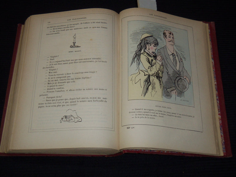 1800'S-1900'S LES PARISIENNES PAR GREVIN & HUART FRENCH VOLUME - KD 879D