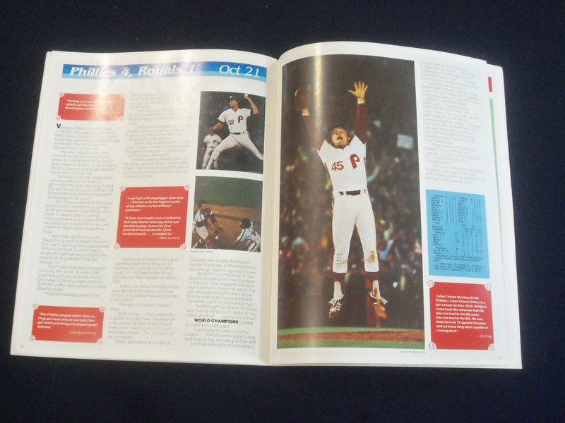1980 THE WORLD CHAMPION PHILADELPHIA PHILLIES MAGAZINE - ST 6926