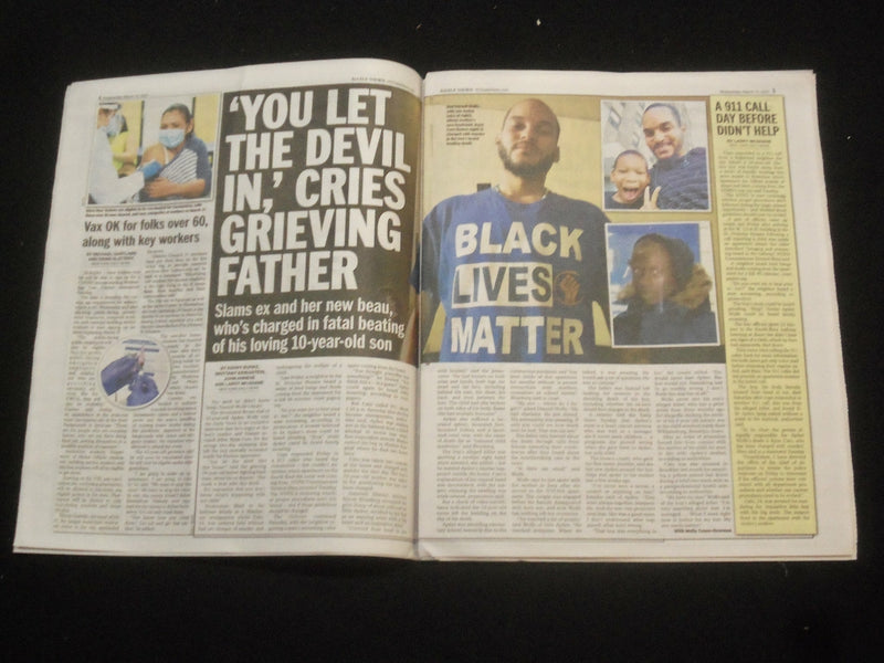 2021 MARCH 10 NEW YORK DAILY NEWS NEWSPAPER-6TH ACCUSES GOV. CUOMO OF HARASSMENT