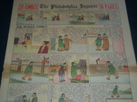 1929 DECEMBER 8 PHILADELPHIA INQUIRER SUNDAY COLOR COMIC SECTION - NT 7609