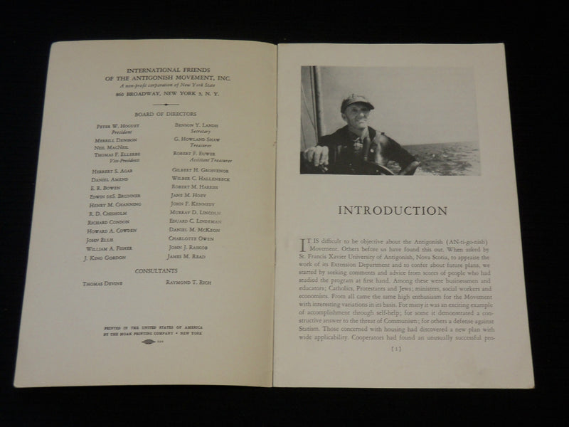 1949 DEMOCRACY ENSURED SOCIAL DRAMA CANADIAN MARITIMES SOFTCOVER BOOK - J 7061