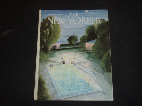 1989 AUGUST 21 THE NEW YORKER MAGAZINE - ILLUSTRATED COVER - NY 1396