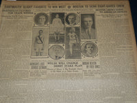 1910 MAY 16 THE BOSTON HERALD - PERIL IN COMET'S APPROACH TO EARTH - BH 359