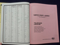 1977 SUMTER COUNTY, GEORGIA DIRECTORY - SOFTCOVER - JIMMIE CARTER - SP 1534T