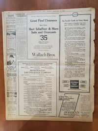 1921 FEBRUARY 21 NEW YORK TIMES - HARDING EXPECTED TO NAME HOOVER - NT 8134