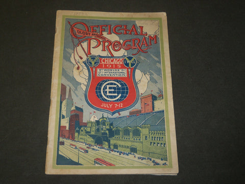 1915 CHRISTIAN ENDEAVOR CONVENTION OFFICIAL PROGRAM - J 3577