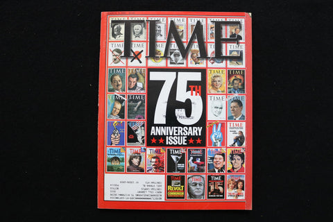 1998 MARCH 9 TIME MAGAZINE - 75TH ANNIVERSARY ISSUE COVER - E 25201