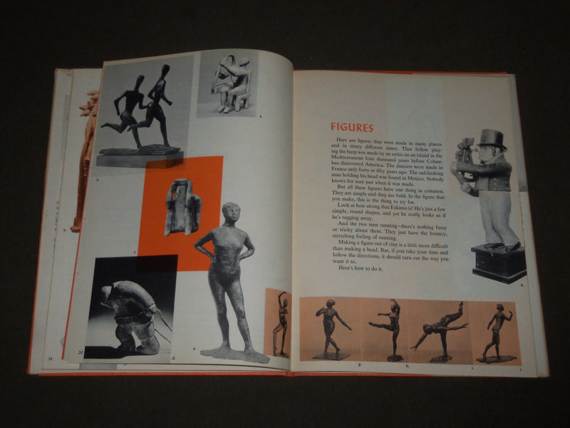 1956 CLAY WOOD AND WIRE HOW TO DO IT BOOK BY HARVEY WEISS - SCULPTURE - KD 4952