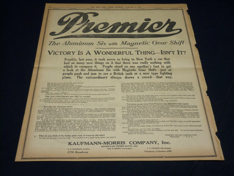 1918 JANUARY 8 NEW YORK TIMES - GERMAN SOCIALISTS BACK RUSSIANS - NT 7917