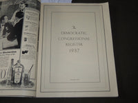 1937 THE DEMOCRATIC CONGRESSIONAL REGISTER - LYNDON JOHNSON - PHOTOS - J 3177