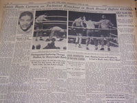 1935 JUNE 26 NEW YORK TIMES - LOUIS KNOCKS OUT CARNERA IN SIXTH - NT 1937