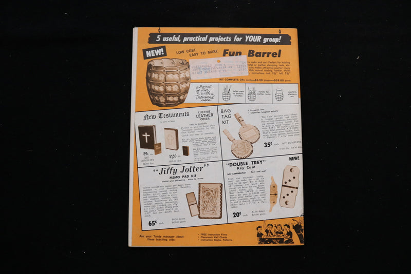 1960 MAY-JUNE THE LEATHER CRAFTSMAN MAGAZINE - SITTING BULL COVER - SP 3745O
