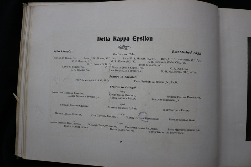 1908 THE MELANGE LAFAYETTE COLLEGE YEARBOOK - EASTON, PENNSYLVANIA - YB 3498