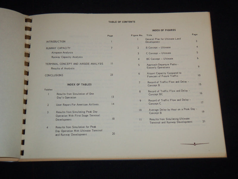1971 ANALYSIS OF AIRSIDE OPERATIONS - PHOENIX SKY HARBOR - R. DIXON - J 8901