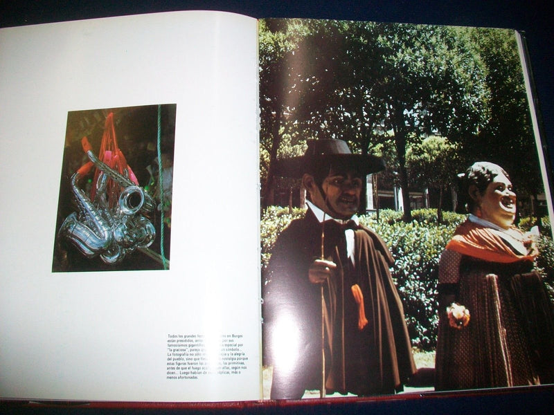 1981 BURGOS CRUCE DE CAMINOS PULSO DE ESPANA HARDCOVER BOOK - SPANISH - KD 2939