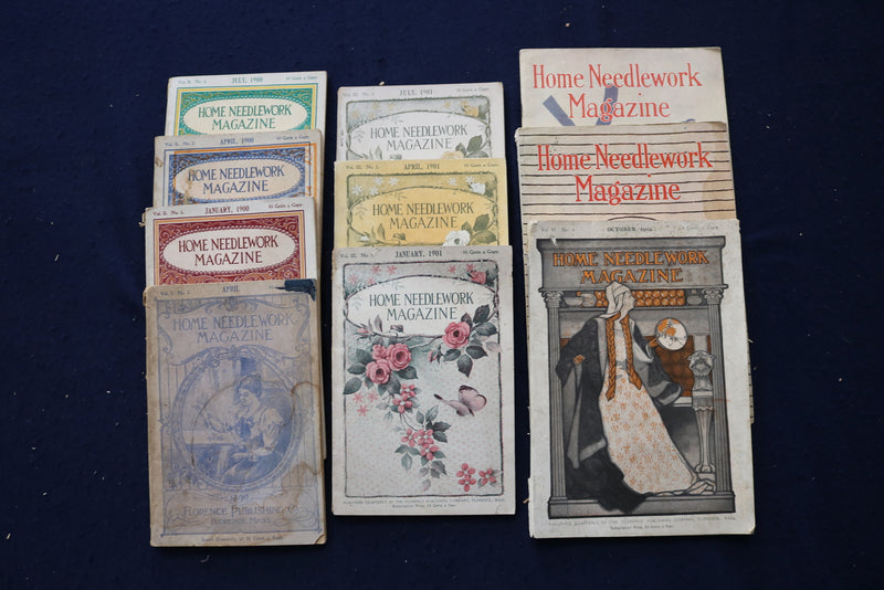 1899-1916 HOME NEEDLEWORK MAGAZINE - LOT OF 10 - O 3409