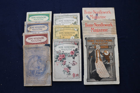 1899-1916 HOME NEEDLEWORK MAGAZINE - LOT OF 10 - O 3409