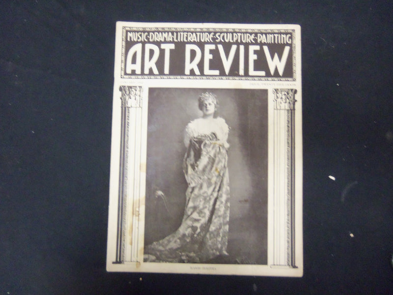 1922 JANUARY ART REVIEW MAGAZINE- MARIE JERITZA - ST 3237