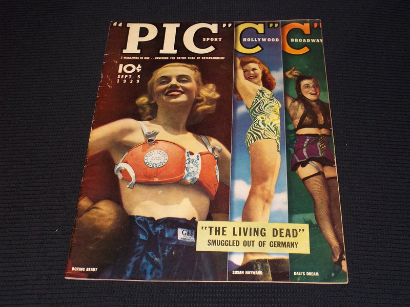 1939 SEPTEMBER 5 PIC MAGAZINE - SUSAN HAYWARD FRONT COVER - E 20539