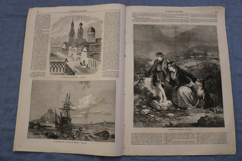 1859 MAR 19 L'UNIVERS ILLUSTRE JOURNAL - GENTILHOMME, VAN EYCK-FRENCH - NP 8556