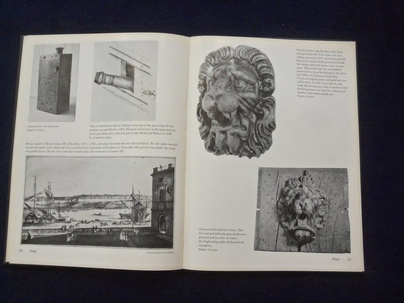 1960 THE WARSHIP VASA DEEP DIVING HARDCOVER BOOK BY ANDERS FRANZEN - KD 8817