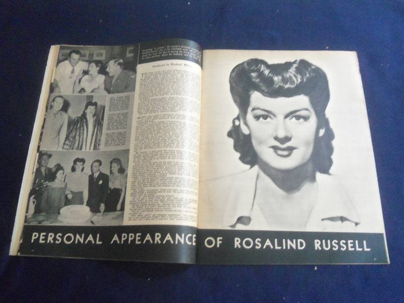 1943 JANUARY MOVIE SHOW MAGAZINE - LORETTA YOUNG & BRIAN AHERNE COVER - B 2801H