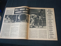 1957 APRIL THE NATIONAL POLICE GAZETTE MAGAZINE - HITLER - RAY ROBINSON - B 5675