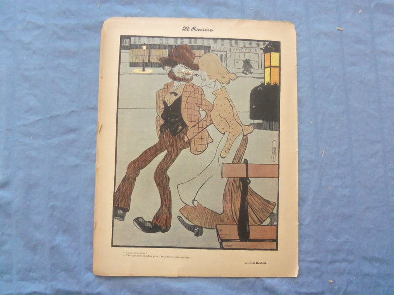 1902 NOV 15 LE SOURIRE MAGAZINE - ILLUSTRATED COMEDY - FRENCH TEXT - SP 4865E