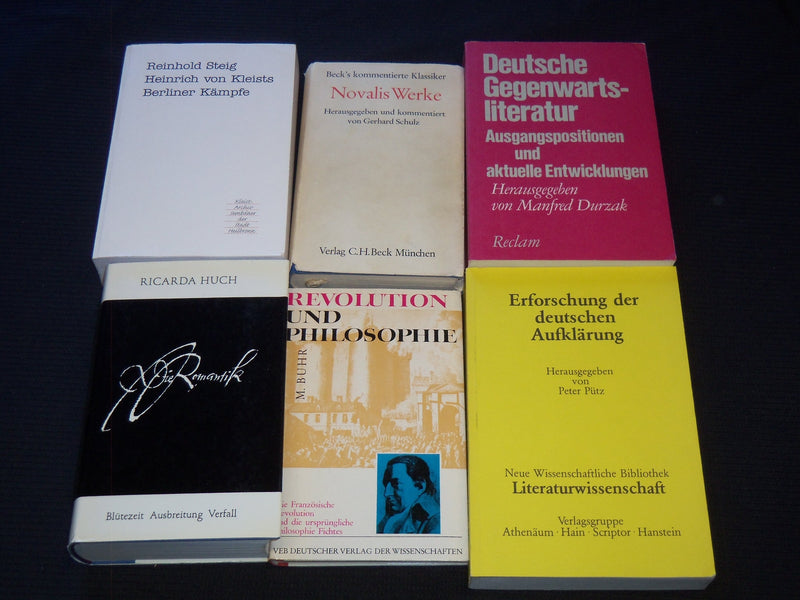 ASSORTED GERMAN BOOKS LOT OF 15 - 11 HARDCOVER & 4 SOFTCOVER - R 8E