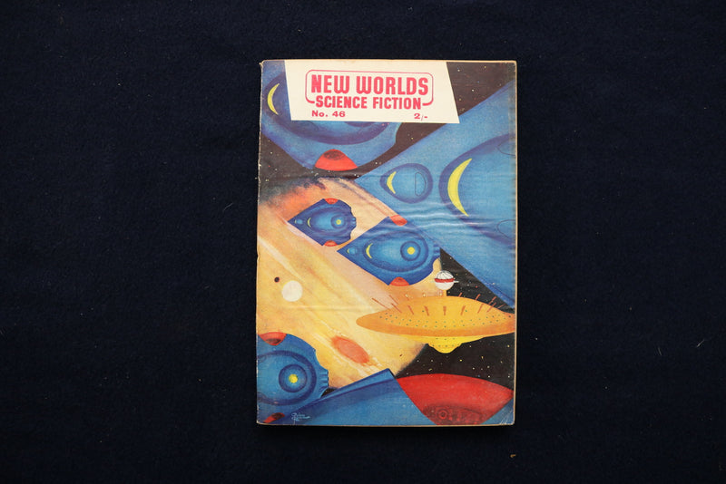1956 APRIL NEW WORLDS SOFTCOVER DIGEST MAGAZINE - VOLUME 16, NUMBER 46 - K 419