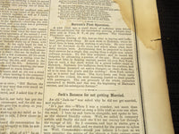 1851 JANUARY 11 THE BOSTON MUSEUM NEWSPAPER - TENNYSON - BARNUM - NP 9036