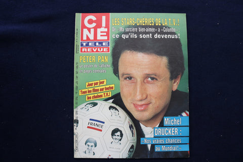 1986 MARCH 27 CINE TELE REVUE MAGAZINE - MICHEL DRUCKER COVER - E 11977